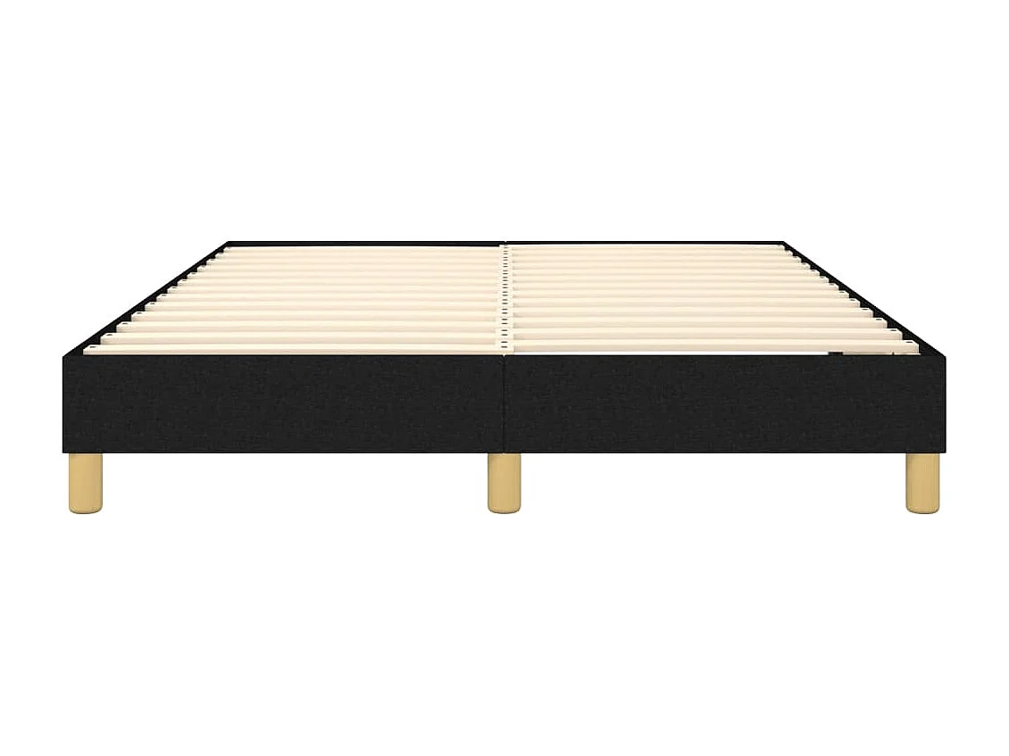 Sommier à lattes sur tissu noire 203 x 140 x 25 cm TDL0207016