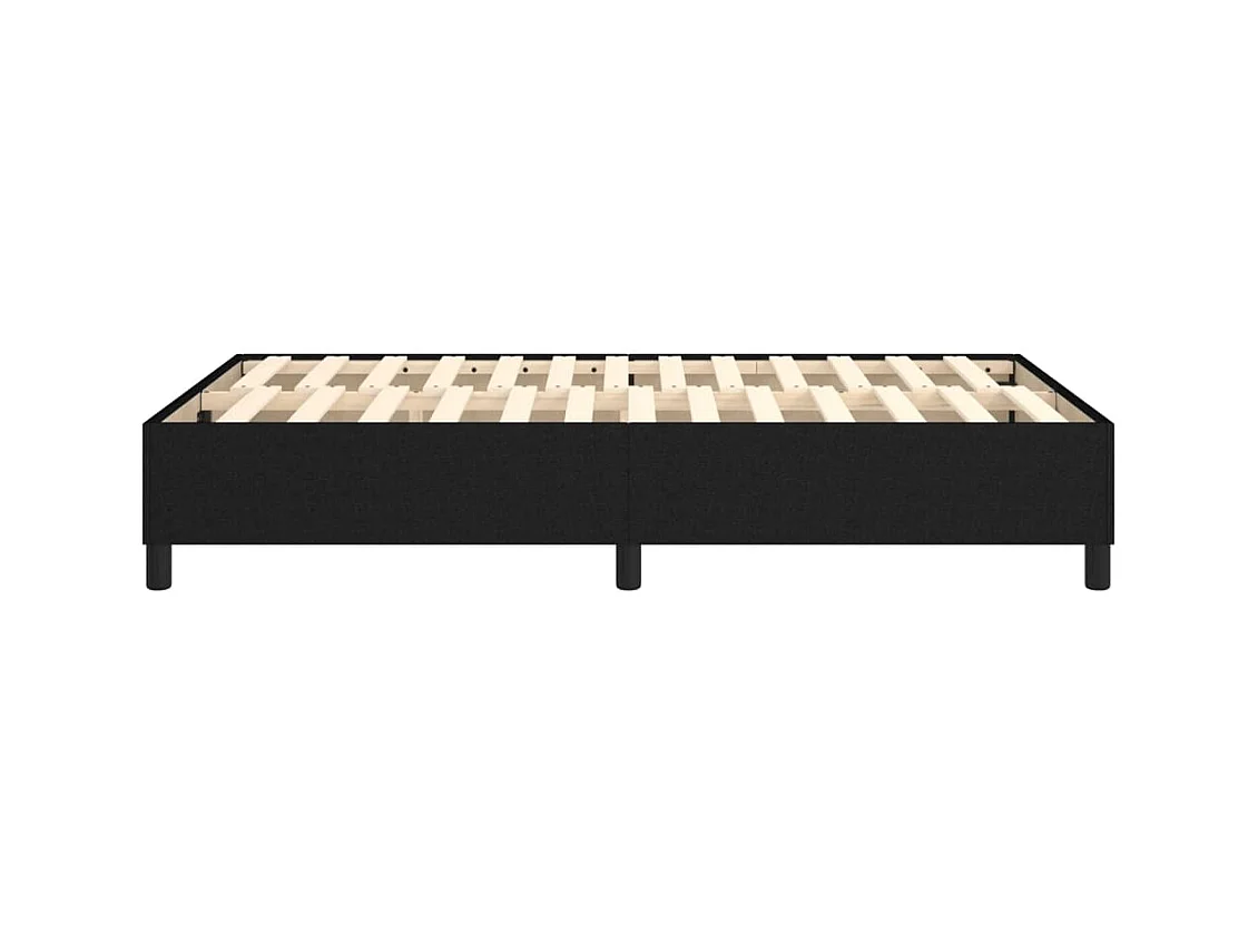 Sommier à lattes sur tissu noire 203 x 120 x 35 cm TDL0207032