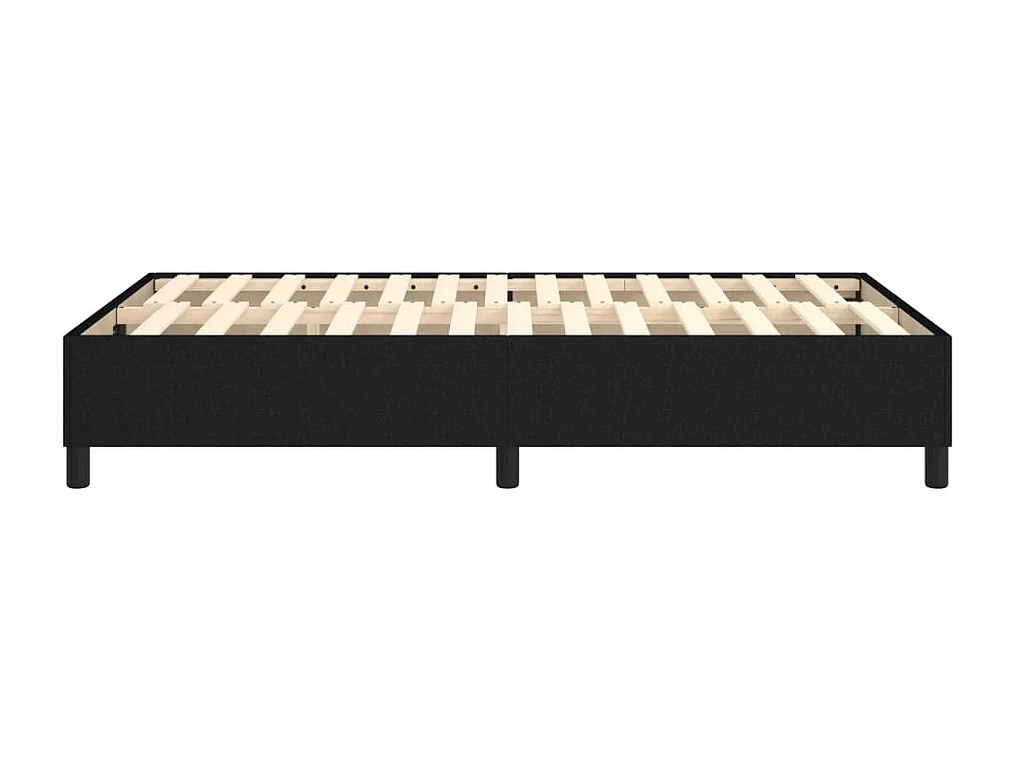 Sommier à lattes sur tissu noire 203 x 120 x 35 cm TDL0207032