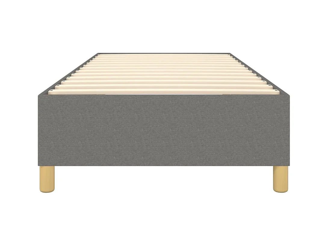 Sommier à lattes sur tissu grise 203 x 100 x 35 cm TDL0207151