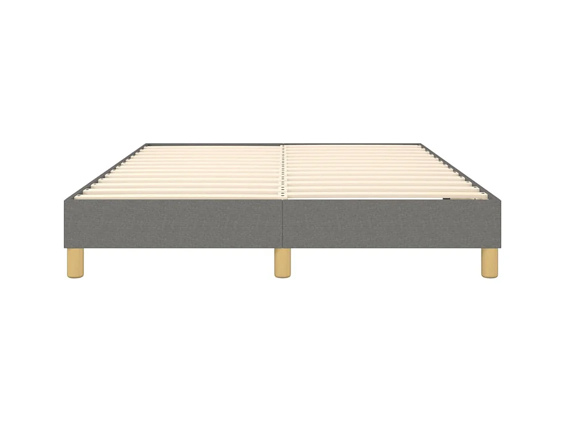 Sommier à lattes sur tissu grise 193 x 140 x 25 cm TDL0207139