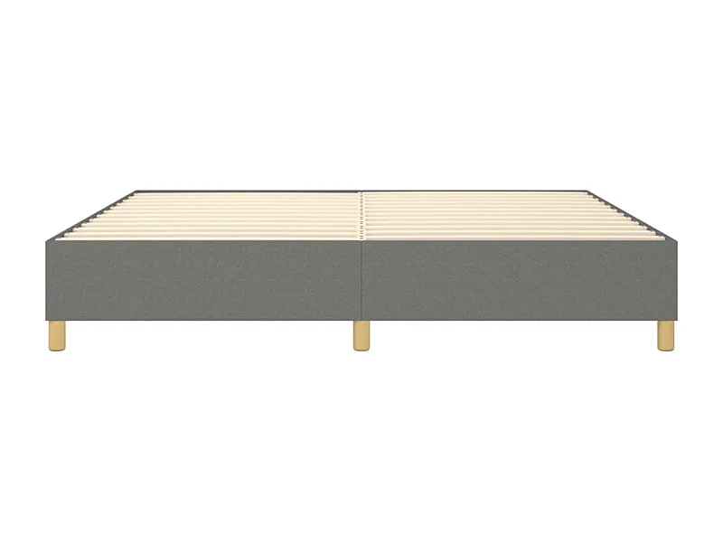 Sommier à lattes sur tissu grise 193 x 140 x 35 cm TDL0207138