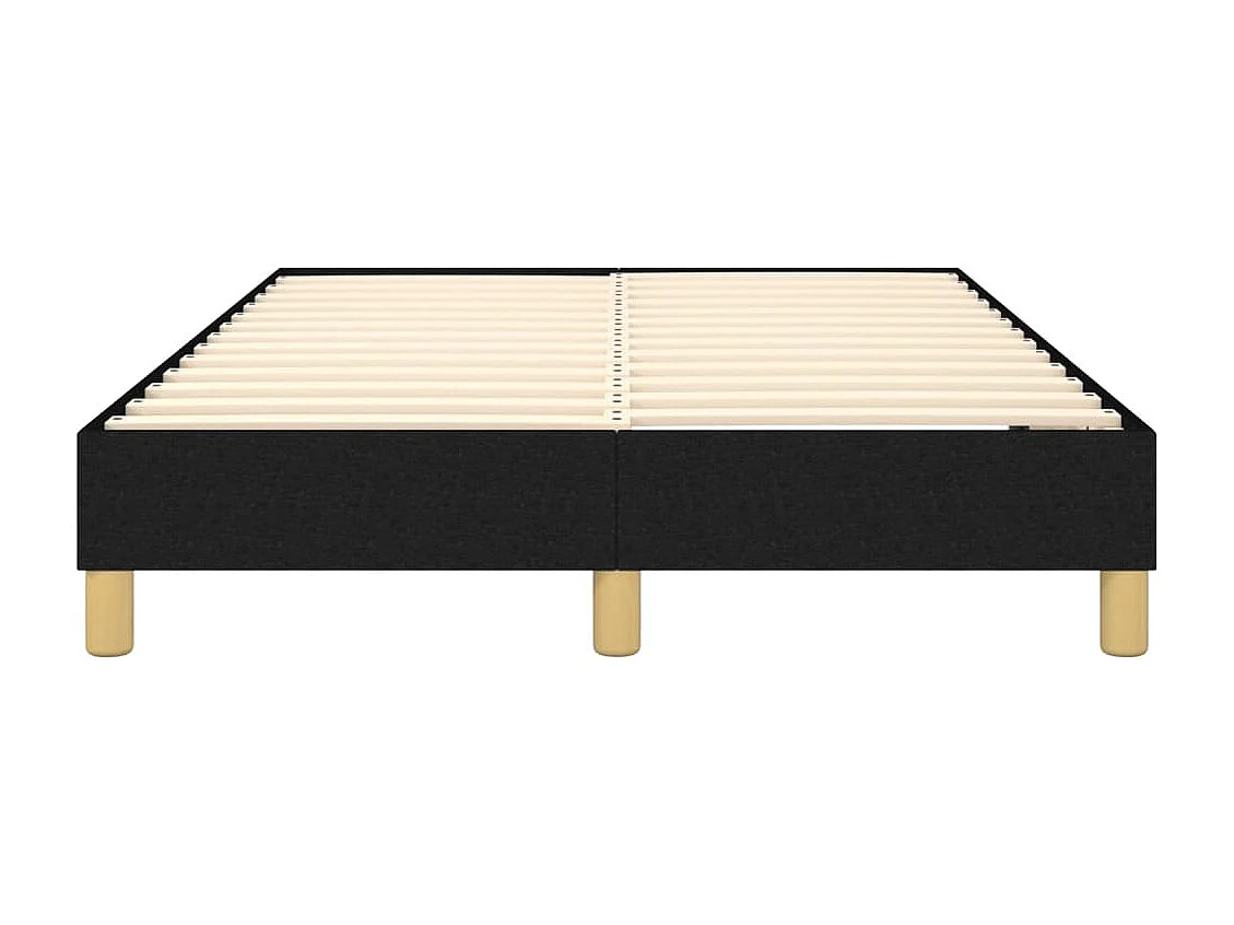 Sommier à lattes sur tissu noire 203 x 120 x 25 cm TDL0207031