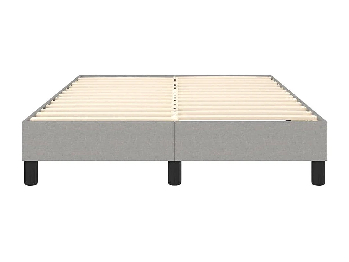 Sommier à lattes sur tissu grise 203 x 120 x 25 cm TDL0207203