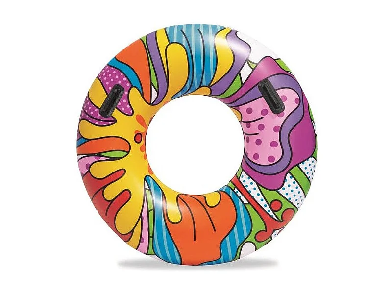 Bouée gonflable - D 119 cm - Motifs coralliens