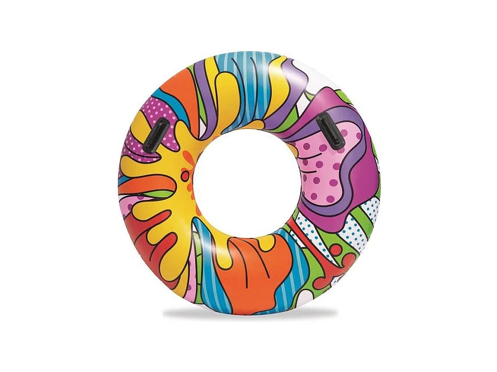 Bouée gonflable - D 119 cm - Motifs coralliens