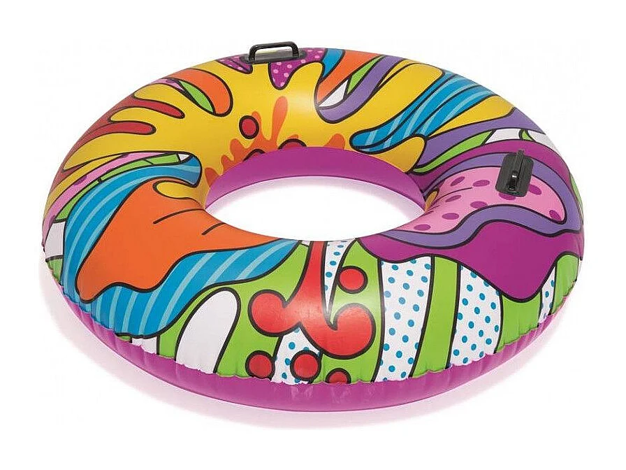 Bouée gonflable - D 119 cm - Motifs coralliens