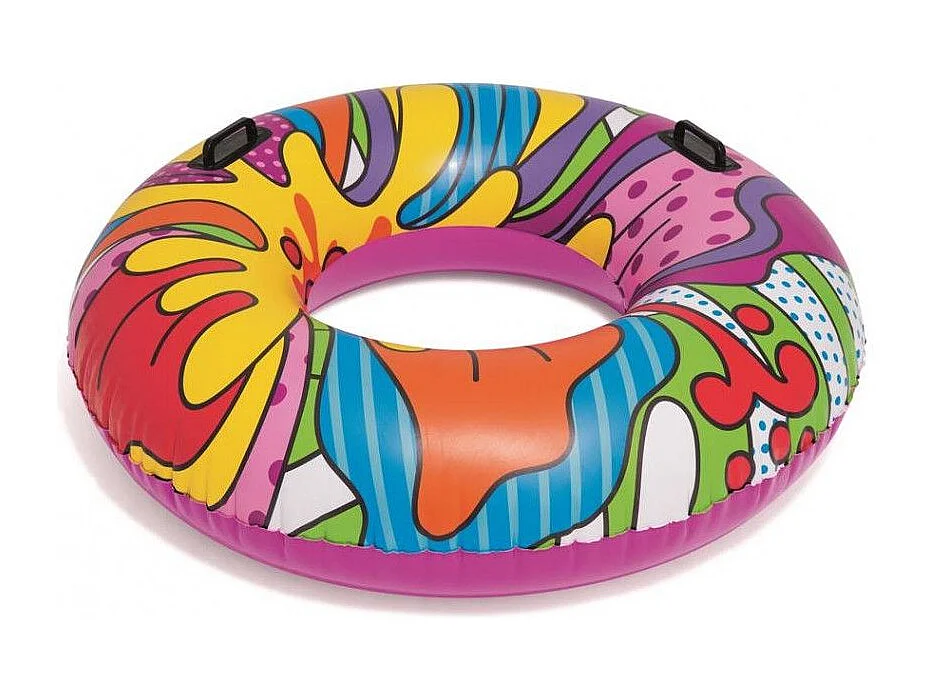Bouée gonflable - D 119 cm - Motifs coralliens