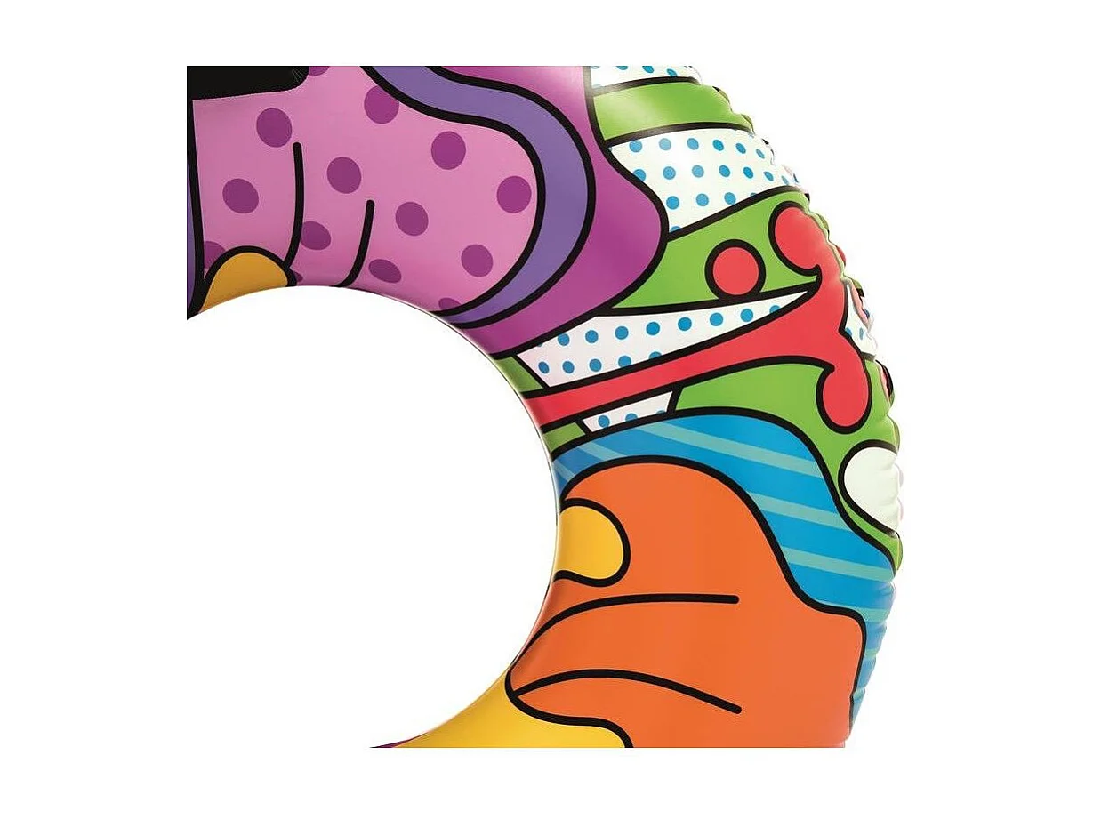 Bouée gonflable - D 119 cm - Motifs coralliens