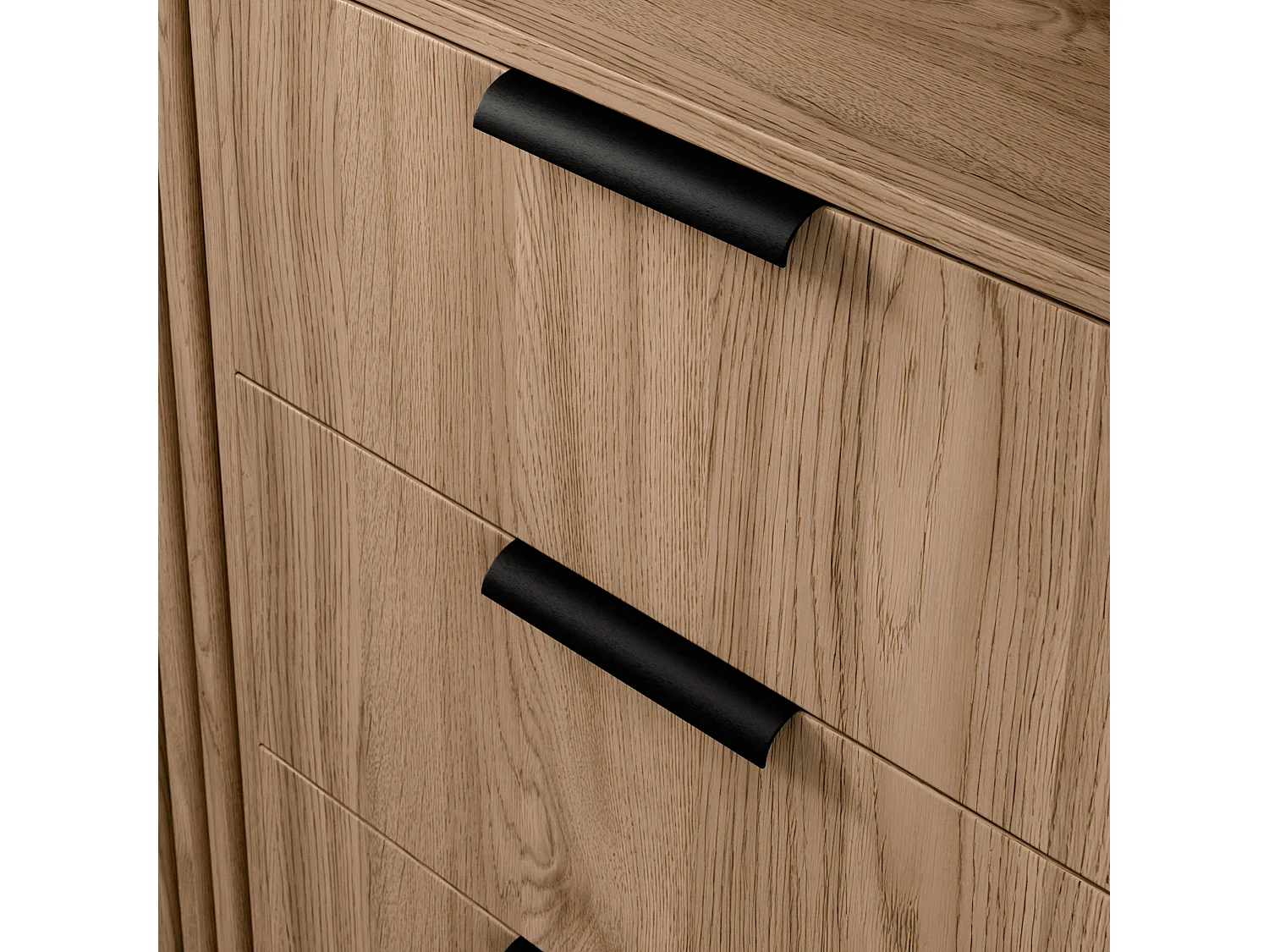 Buffet bois clair rainuré – Collection Bazen