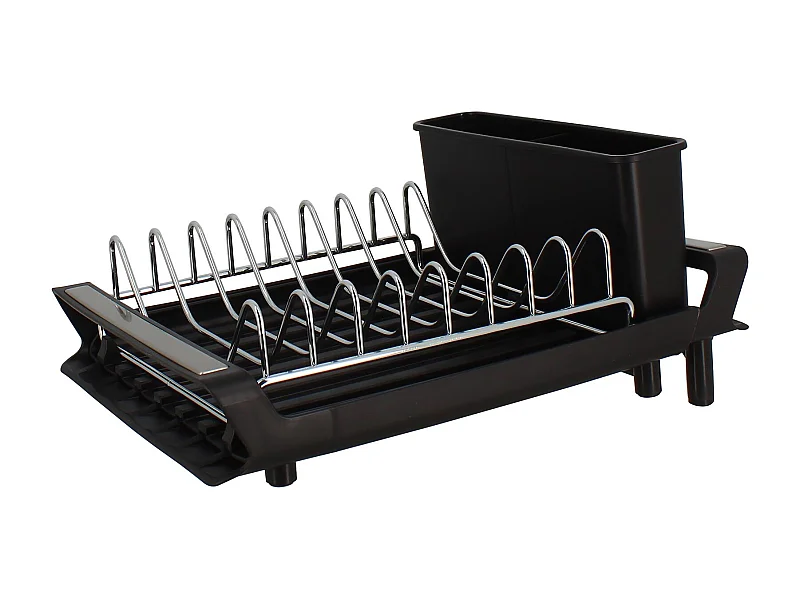 Menastyl - égouttoir A Vaisselle Extensible 28x20cm En Polypropylene Noir