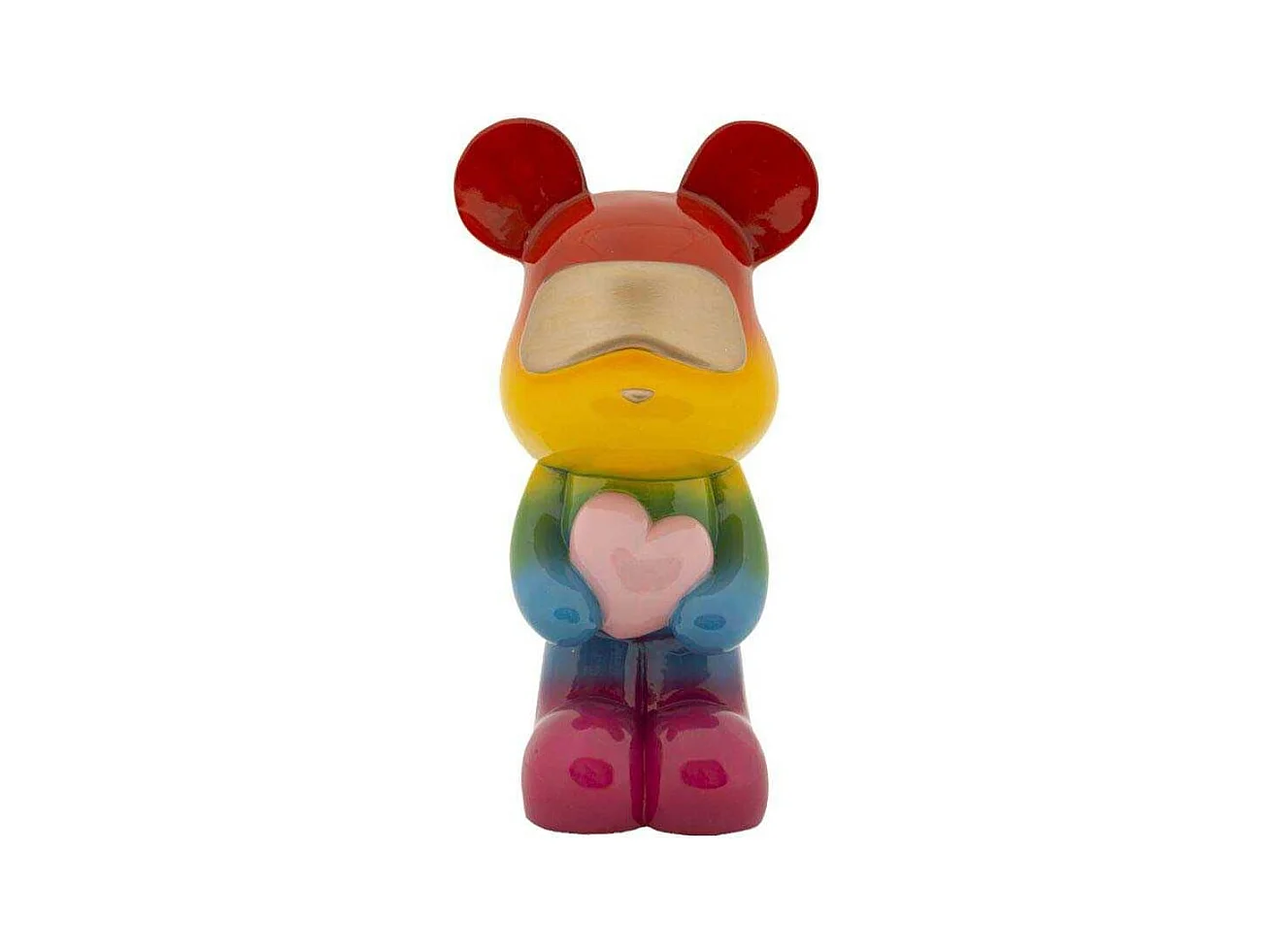 Statuette ourson en polyrésine Rainbow Modèle 1