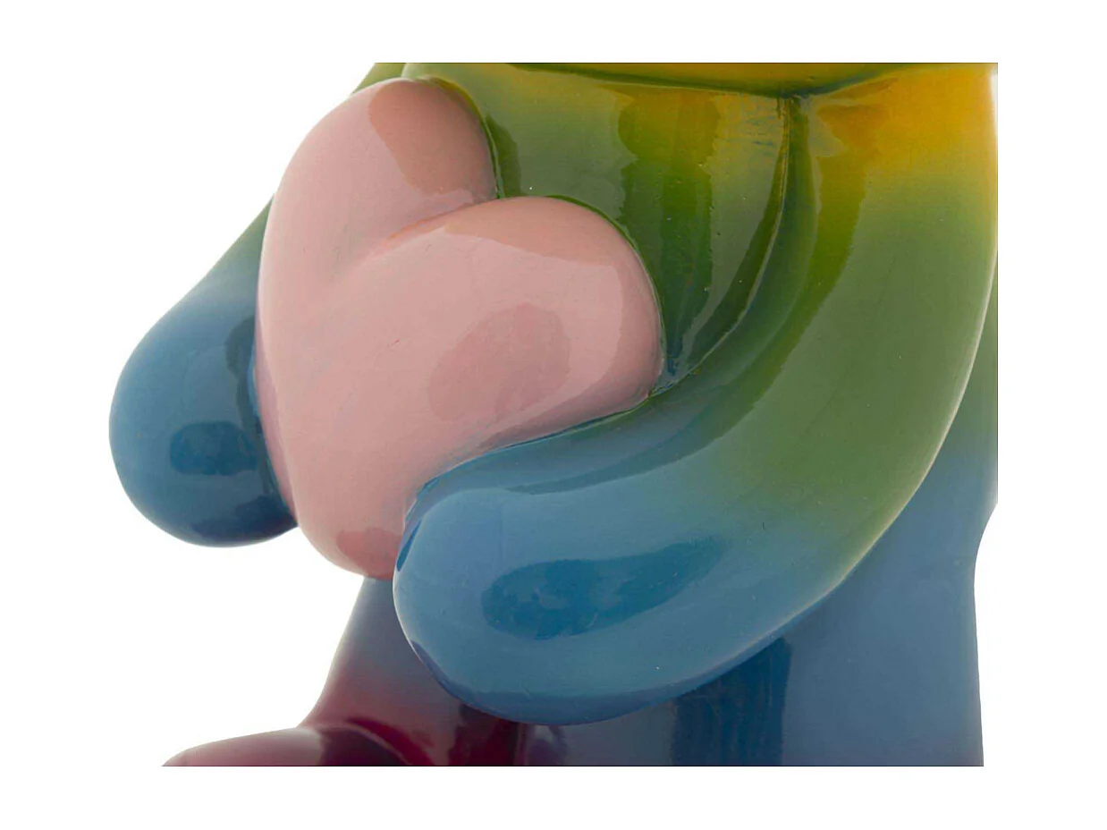 Statuette ourson en polyrésine Rainbow Modèle 1