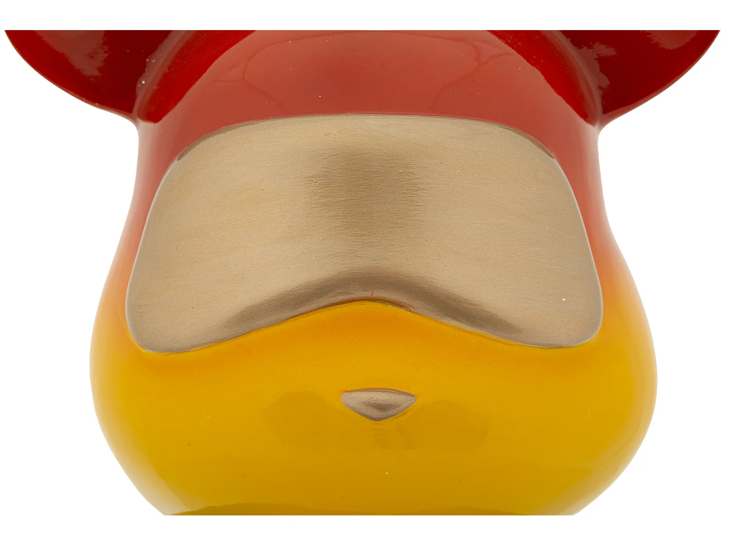 Veelkleurige teddybeerfiguur van hars, 22,50 x 17,5 x 42,5 cm