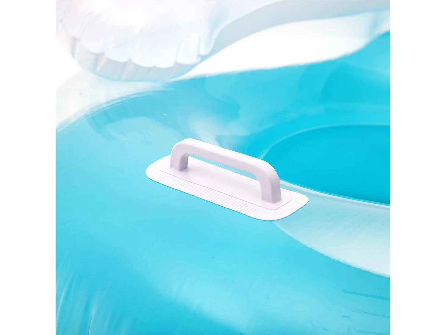 Fauteuil de piscine face à face - 188 x 117 cm - Bleu