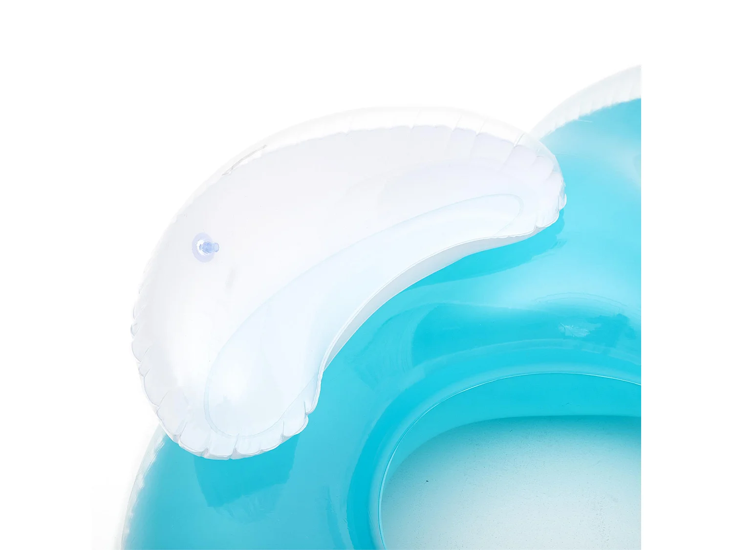 Fauteuil de piscine face à face - 188 x 117 cm - Bleu