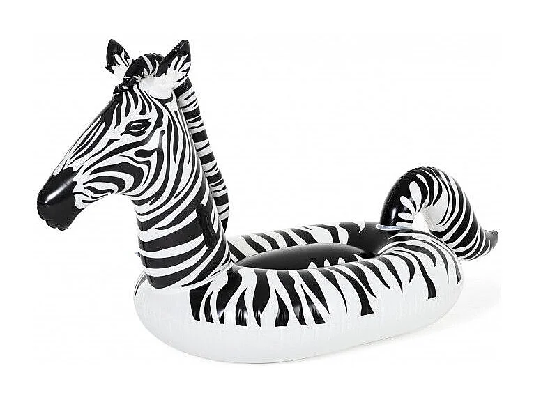 Bouée XL - Zèbre avec lumière LED - Lights 'n Stripes - 254 x 142 cm