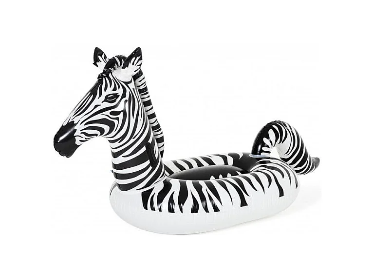 Bouée XL - Zèbre avec lumière LED - Lights 'n Stripes - 254 x 142 cm