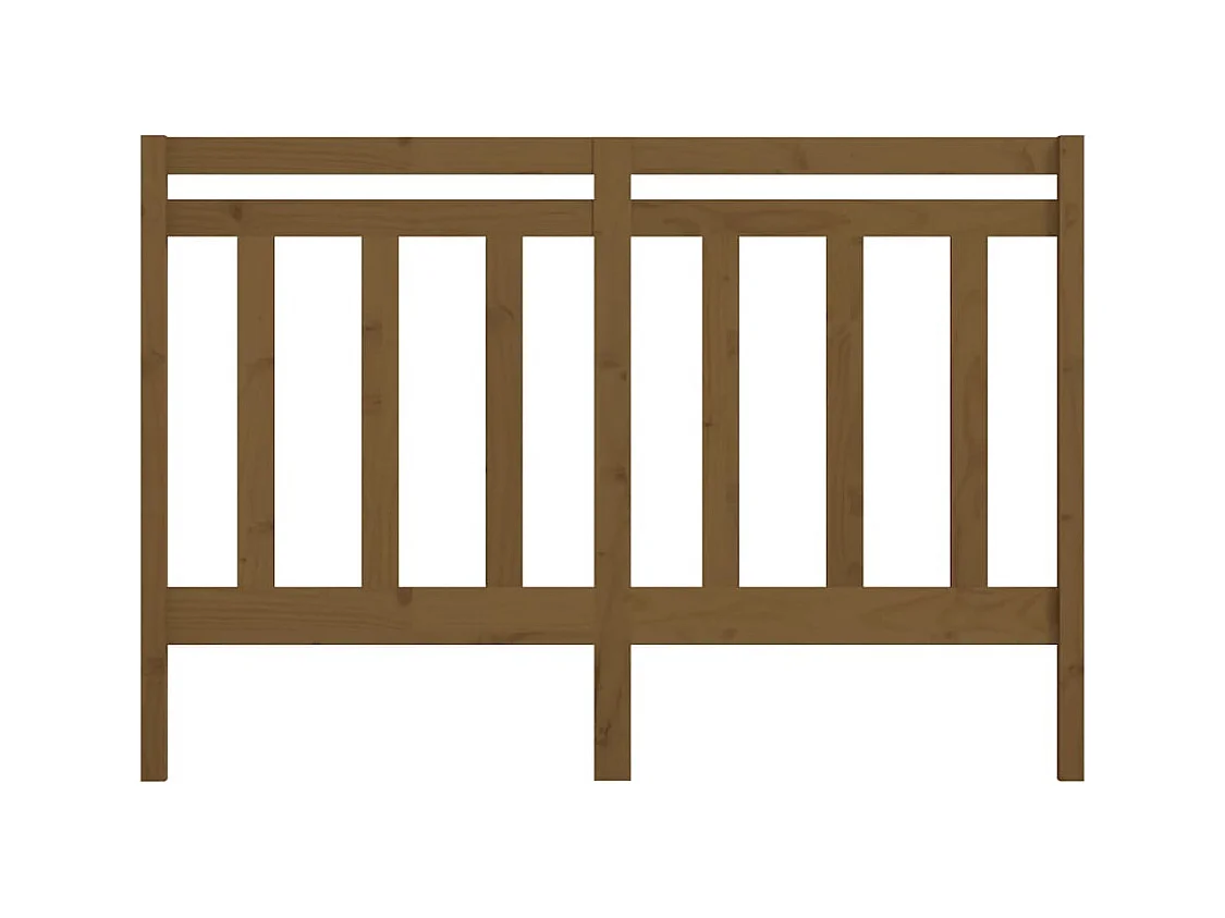 Tête de lit accessoire bois marron 146 x 4 x 100 cm TDL0203001