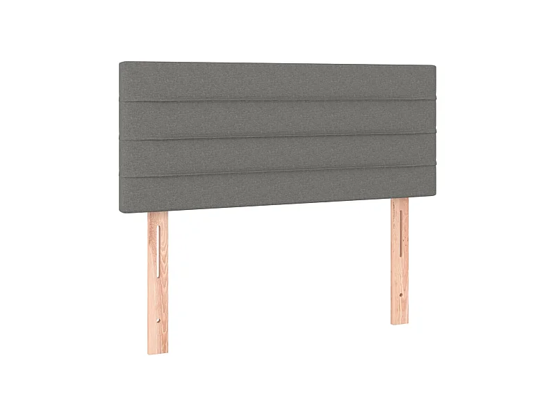 Tête de lit accessoire tissu grise 80 x 5 x 88 cm TDL0203183