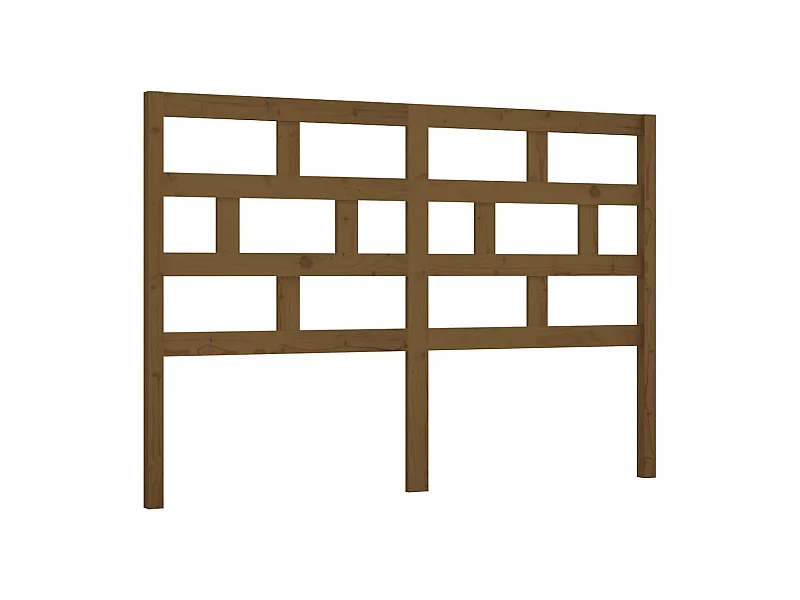 Tête de lit accessoire bois marron 141 x 4 x 100 cm TDL0203027