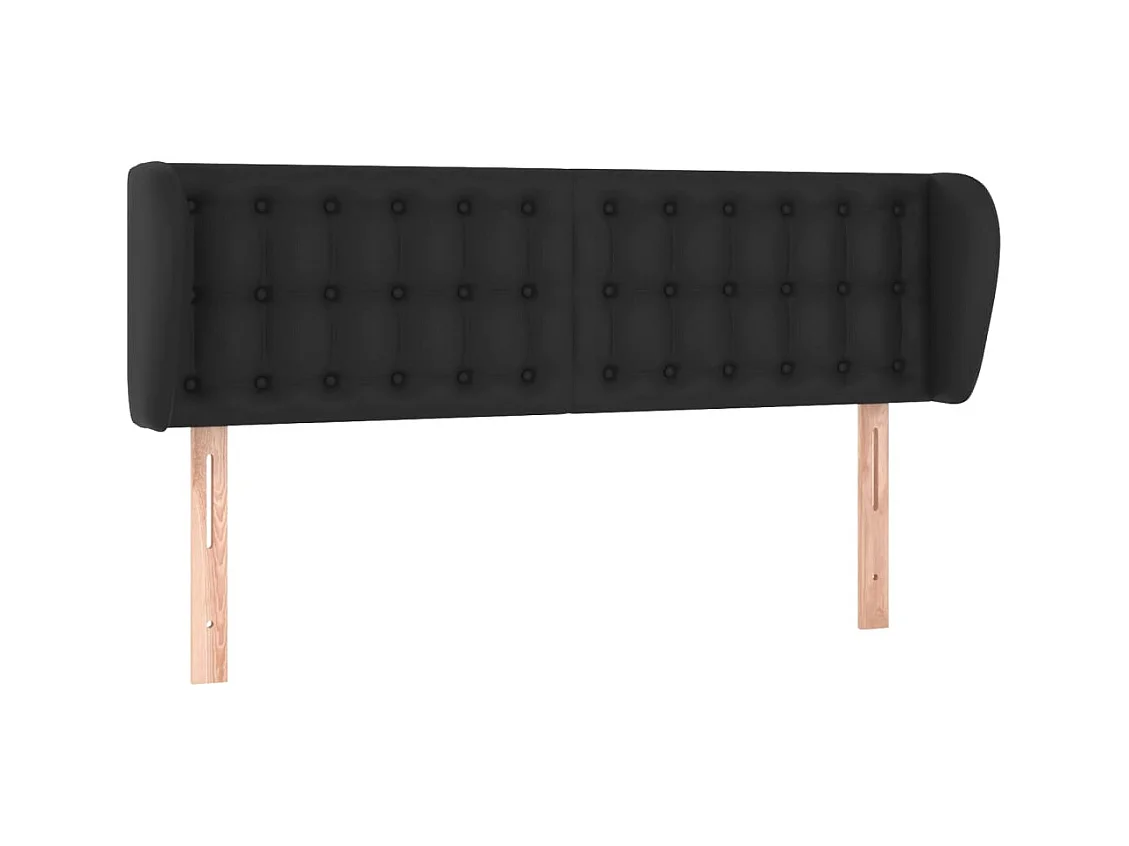 Tête de lit accessoire noire 147 x 23 x 88 cm TDL0204556