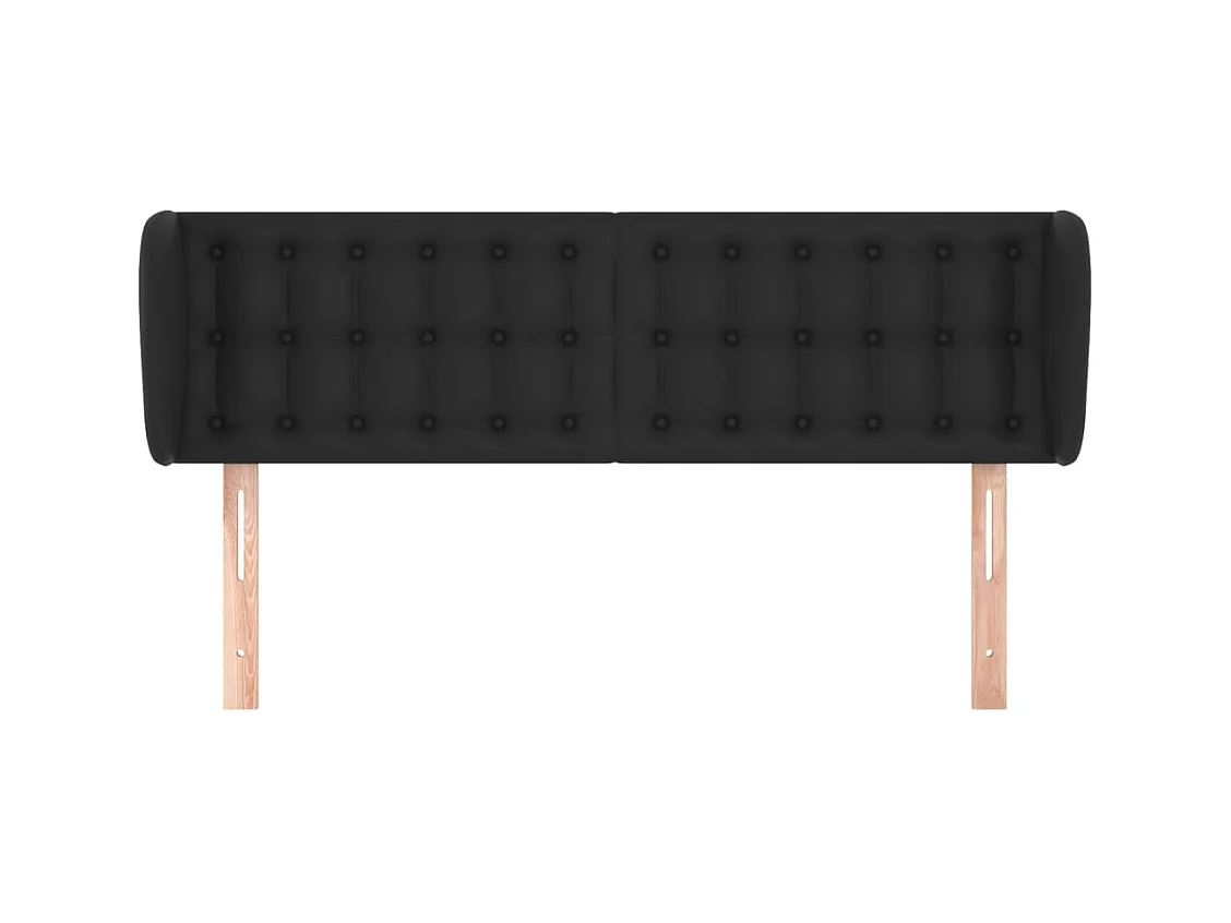 Tête de lit accessoire noire 147 x 23 x 88 cm TDL0204556