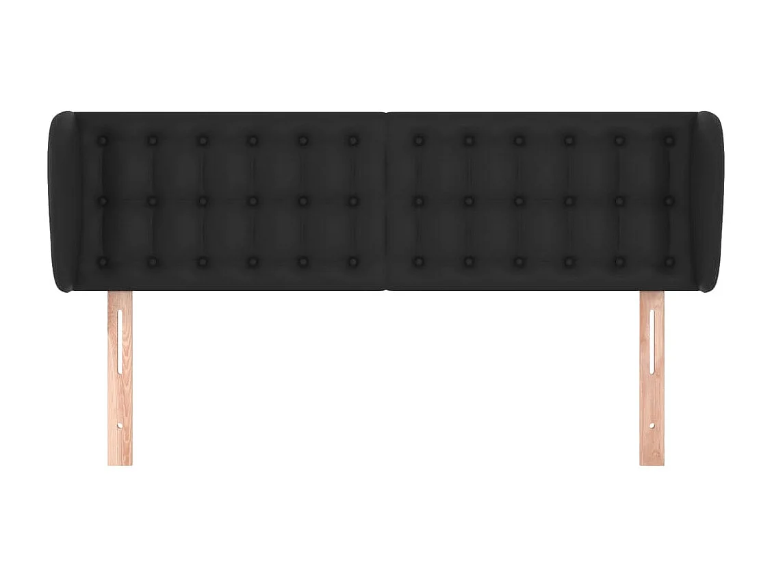 Tête de lit accessoire noire 147 x 23 x 88 cm TDL0204556