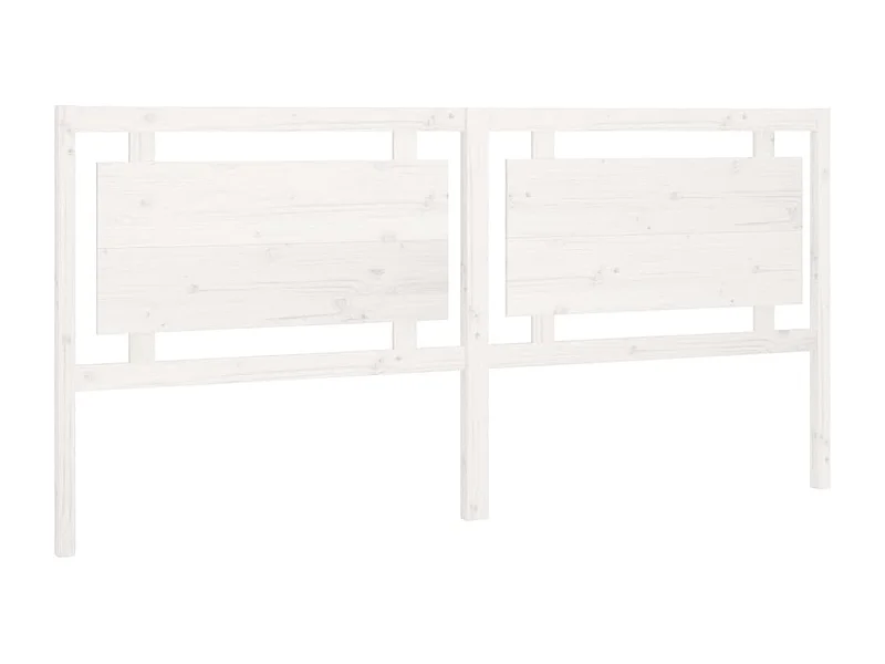 Tête de lit accessoire bois blanche 205.5 x 4 x 100 cm TDL0203741