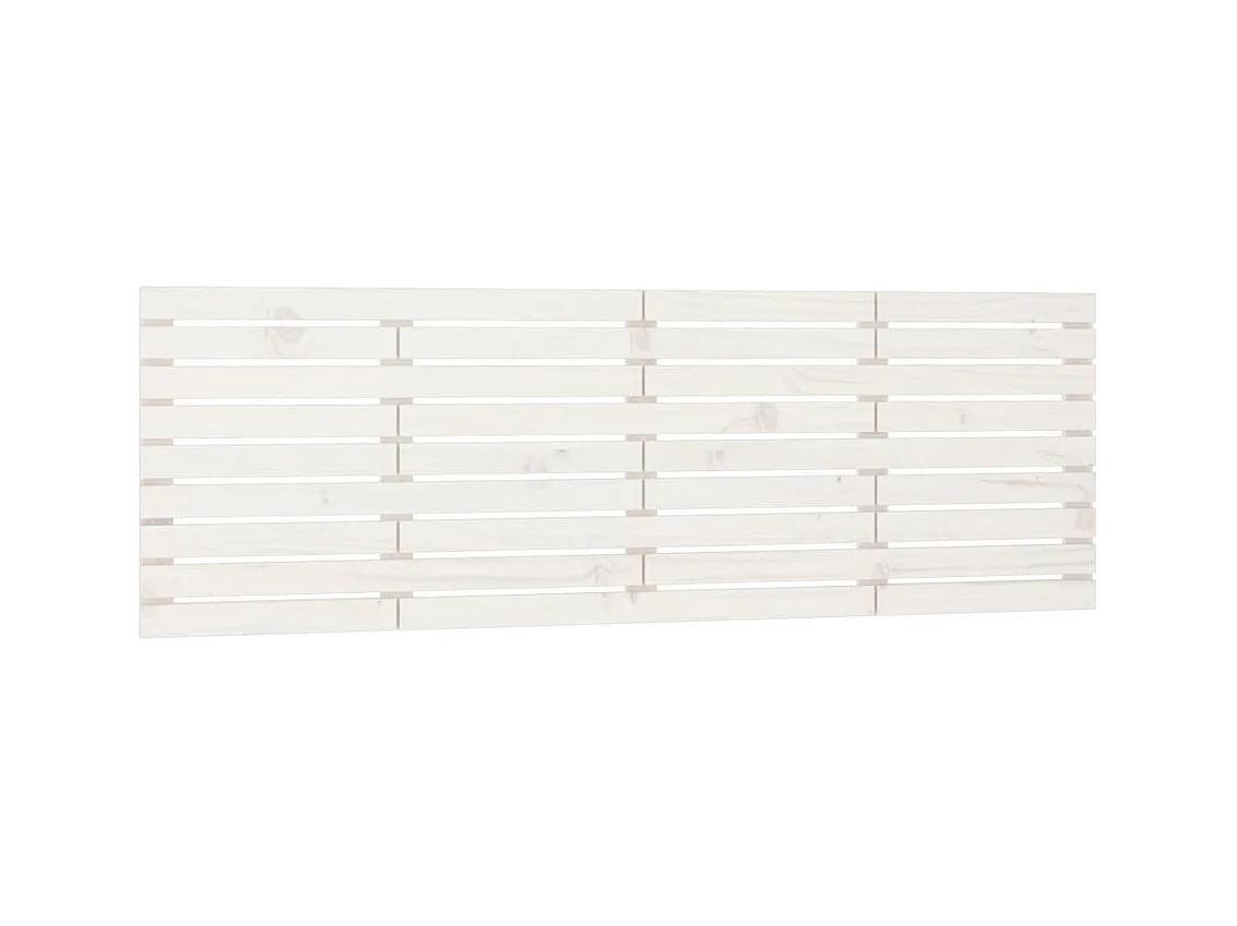 Tête de lit accessoire bois blanche 166 x 3 x 63 cm TDL0202707