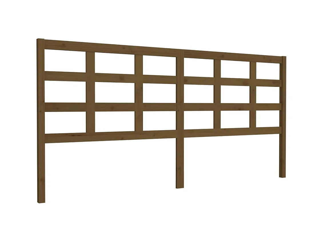 Tête de lit accessoire bois marron 205.5 x 4 x 100 cm TDL0202883