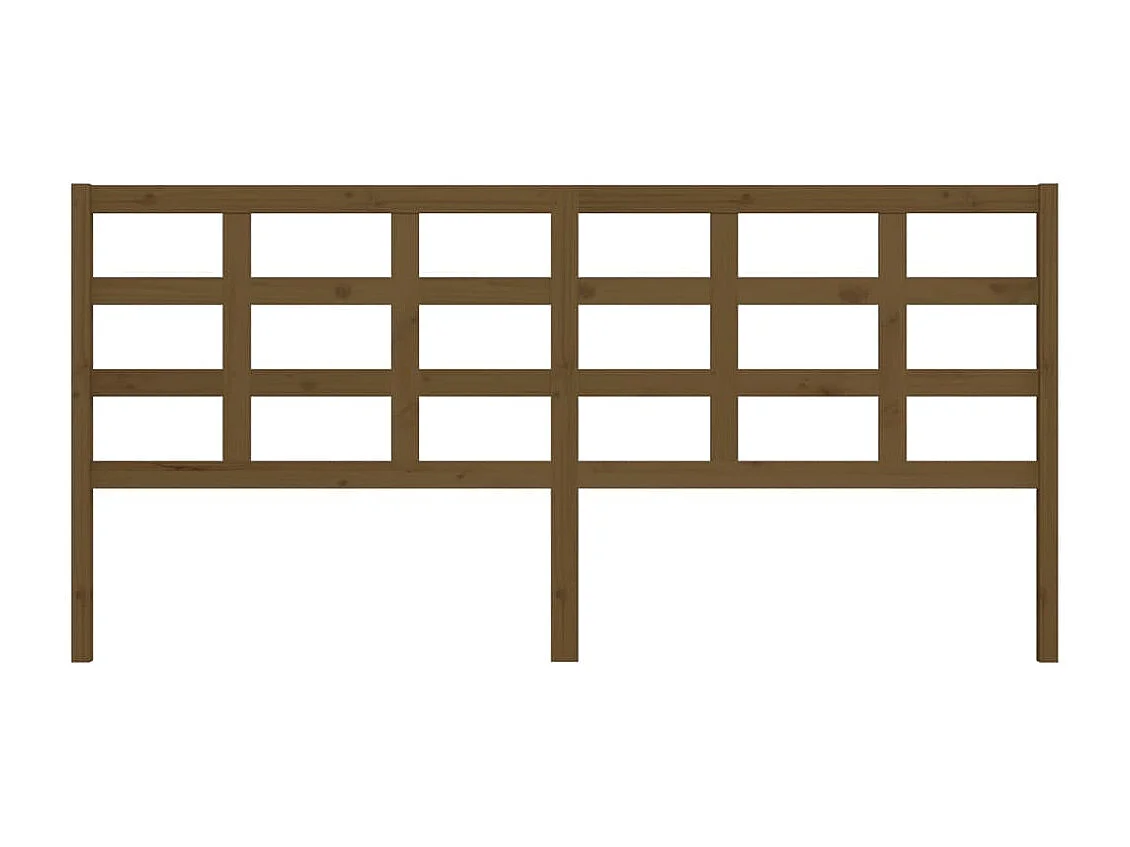 Tête de lit accessoire bois marron 205.5 x 4 x 100 cm TDL0202883