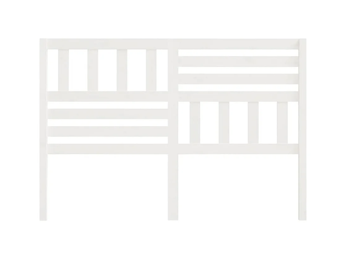 Tête de lit accessoire bois blanche 156 x 4 x 100 cm TDL0203817