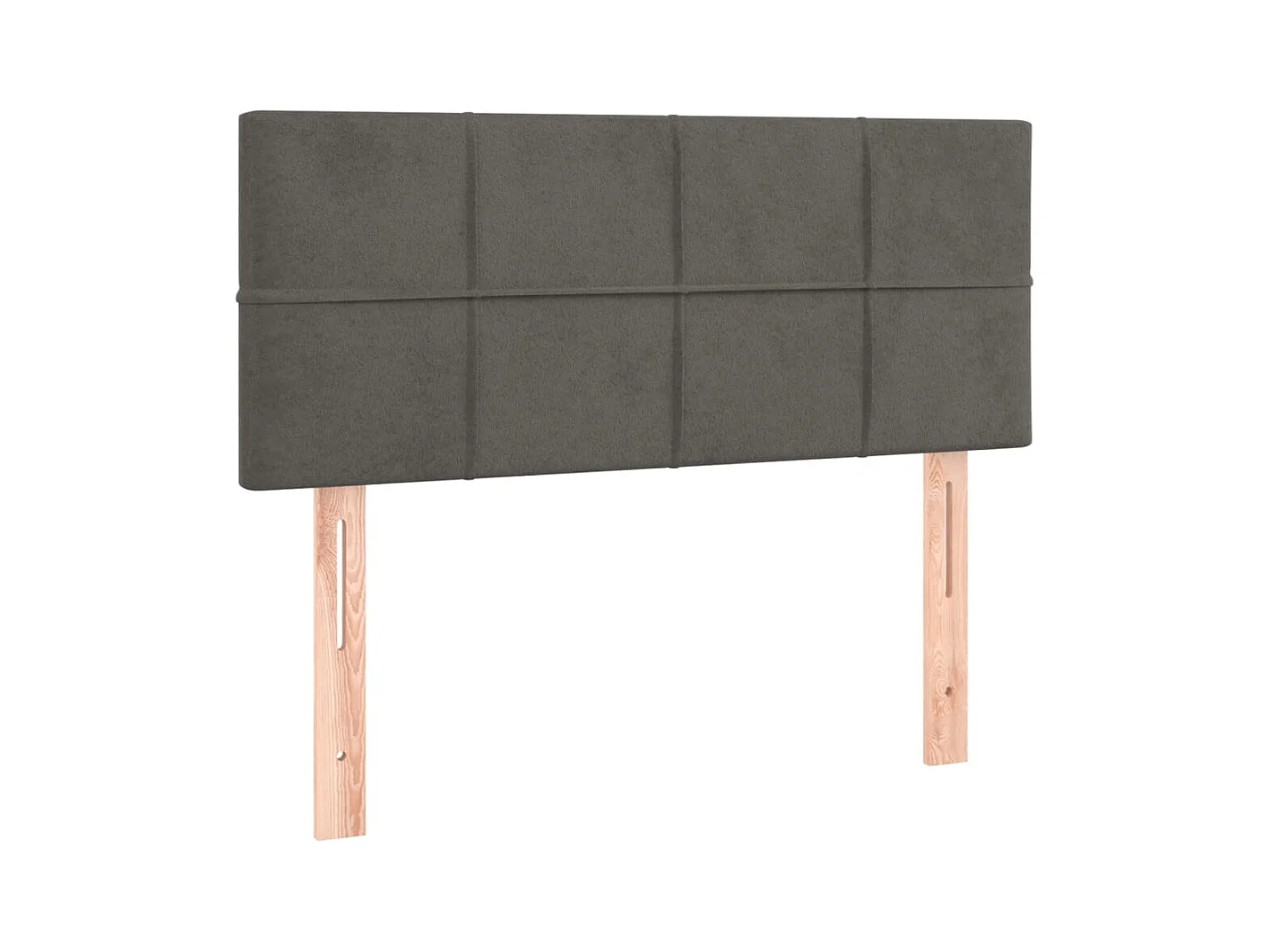Tête de lit accessoire tissu grise 80 x 5 x 88 cm TDL0203176