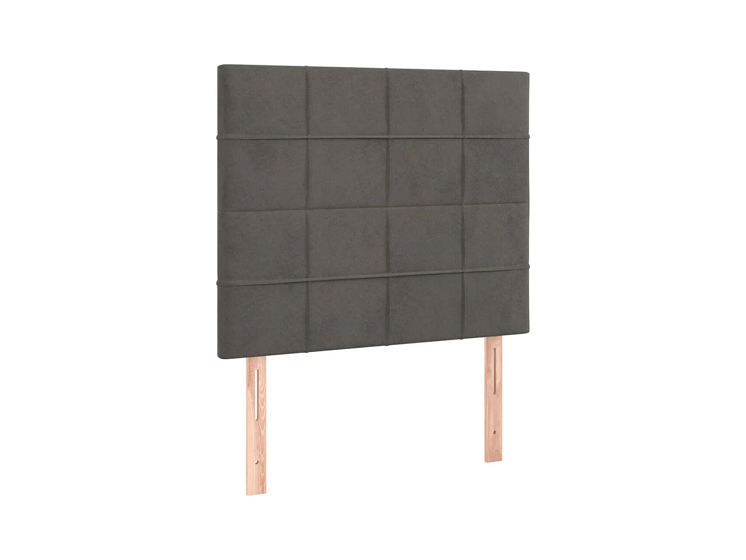 Tête de lit accessoire tissu grise 100 x 5 x 118 cm TDL0201206