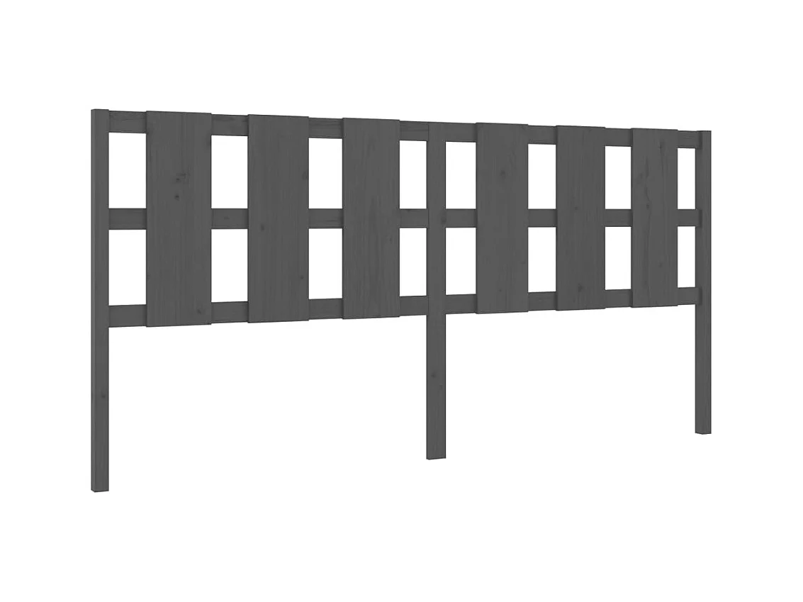 Tête de lit accessoire bois marron 205.5 x 4 x 100 cm TDL0203337