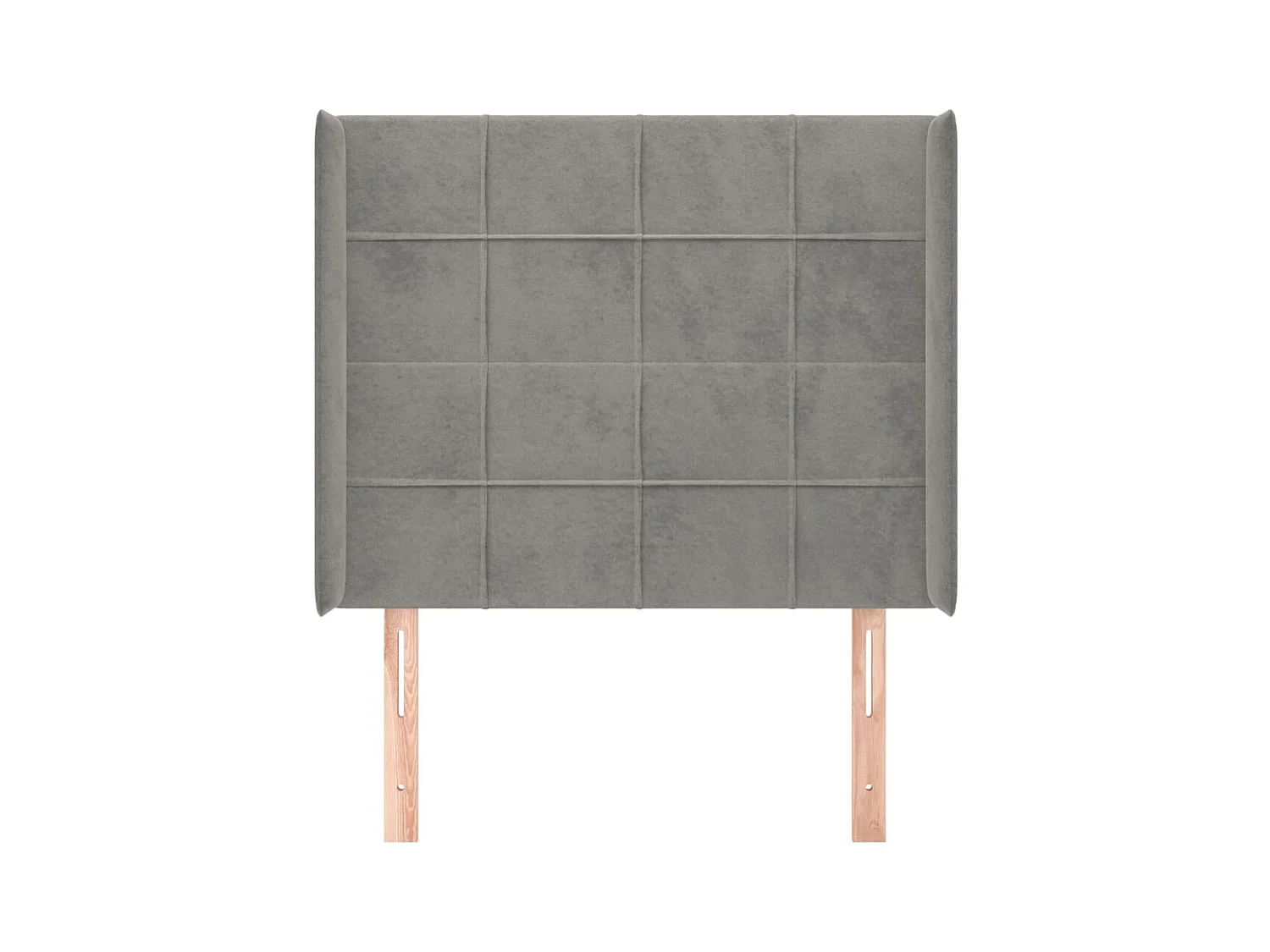 Tête de lit accessoire tissu grise 93 x 16 x 128 cm TDL0205106