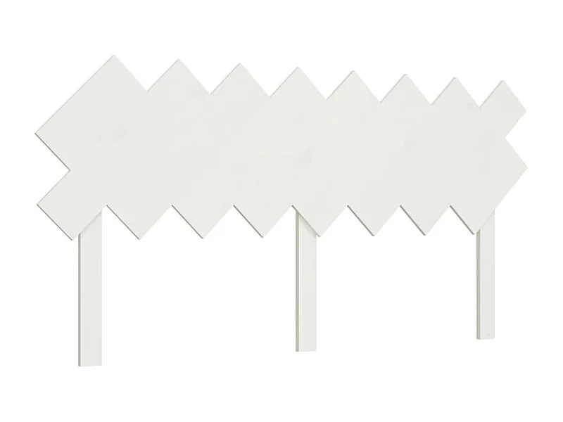 Tête de lit accessoire bois blanche 159.5 x 3 x 80.5 cm TDL0203814