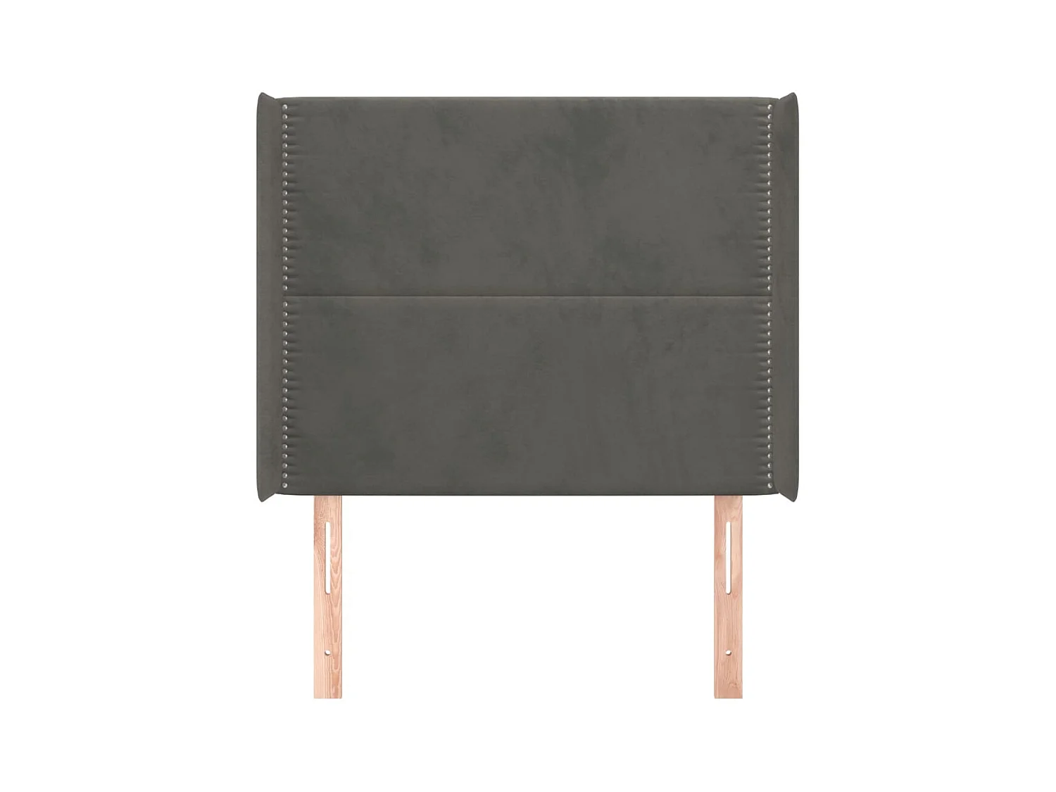 Tête de lit accessoire tissu grise 103 x 16 x 128 cm TDL0205070