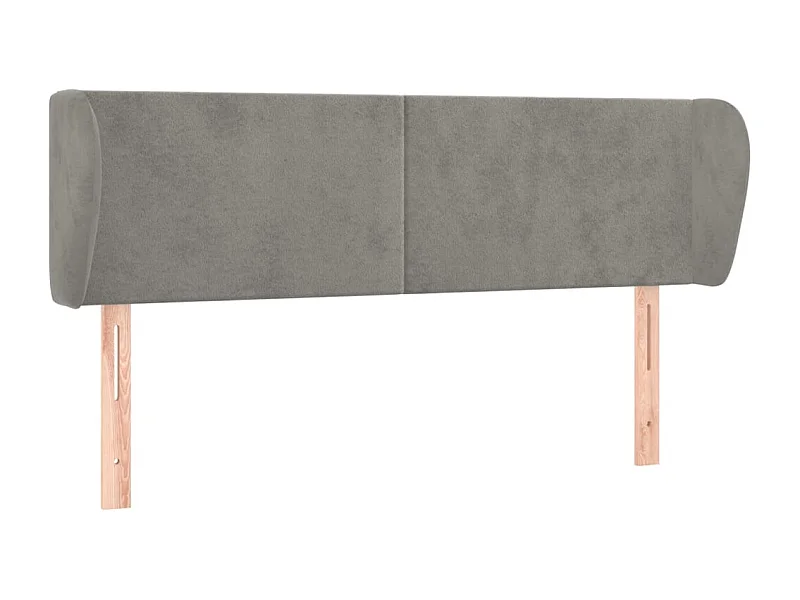 Tête de lit accessoire tissu grise 147 x 23 x 88 cm TDL0205234