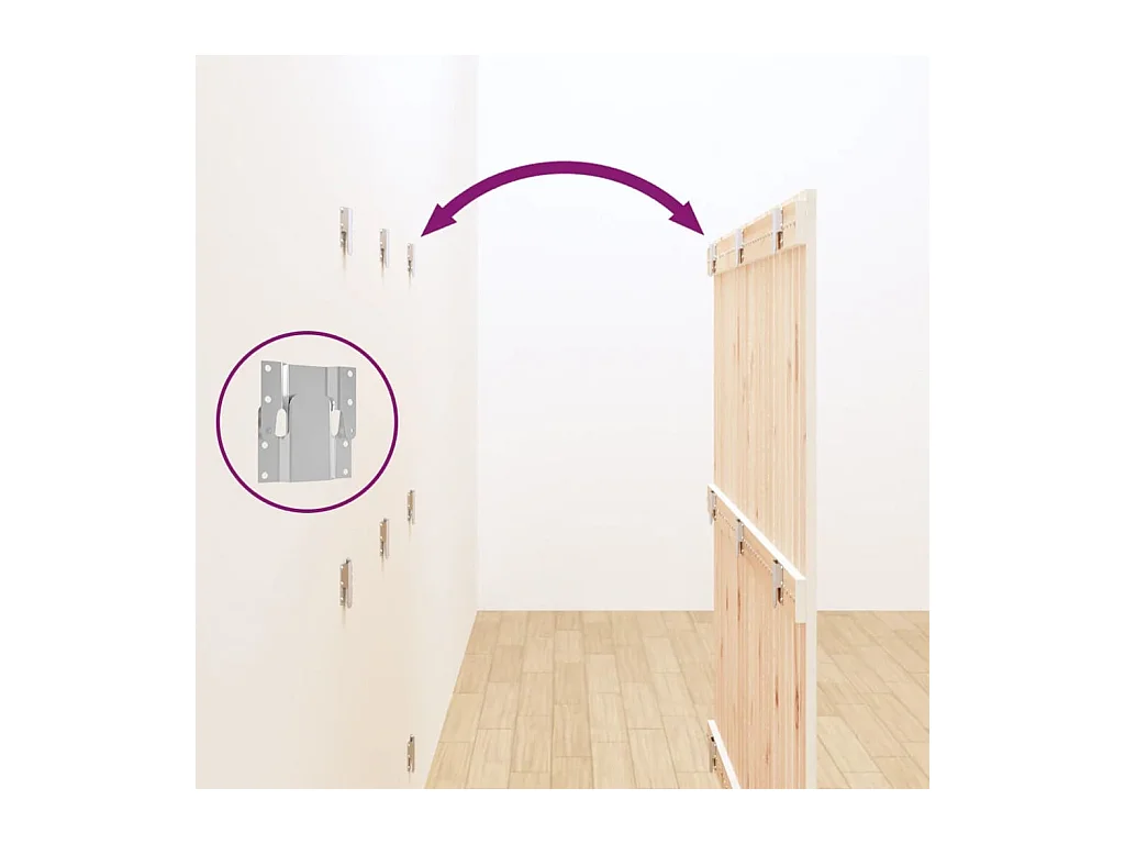 Tête de lit accessoire bois blanche 127.5 x 3 x 110 cm TDL0202731