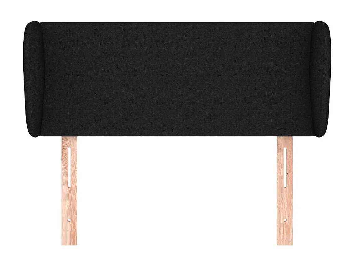 Tête de lit accessoire tissu noire 83 x 23 x 88 cm TDL0204426