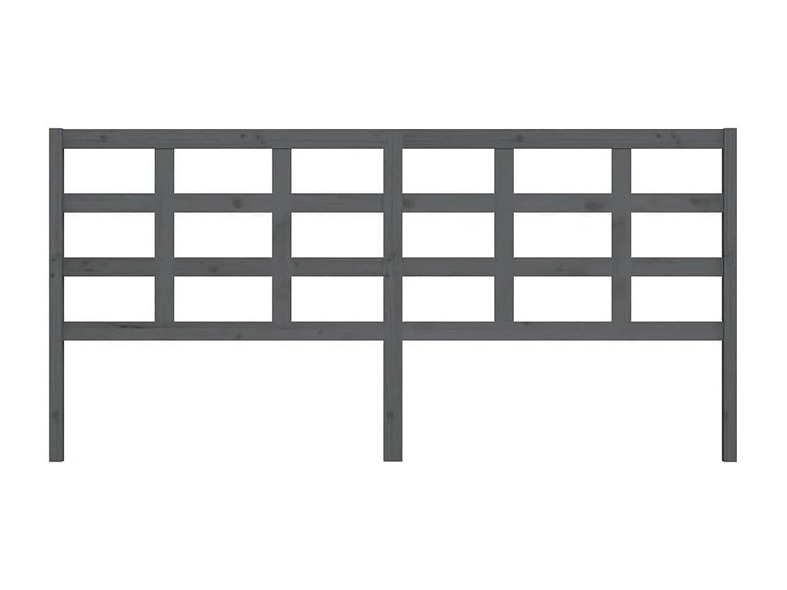 Tête de lit accessoire bois marron 205.5 x 4 x 100 cm TDL0203334