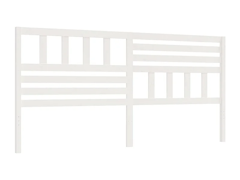 Tête de lit accessoire bois blanche 186 x 4 x 100 cm TDL0203763