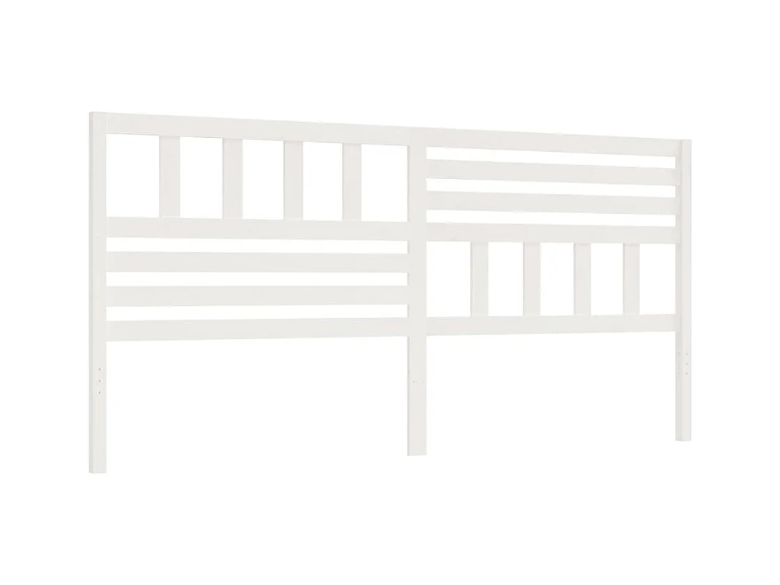 Tête de lit accessoire bois blanche 186 x 4 x 100 cm TDL0203763