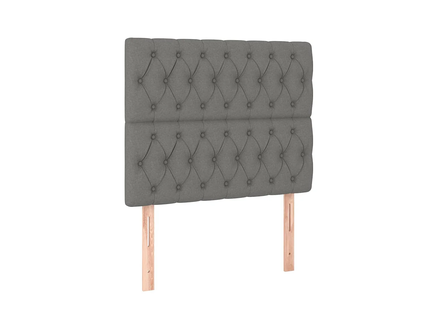 Tête de lit accessoire tissu grise 90 x 7 x 128 cm TDL0206334