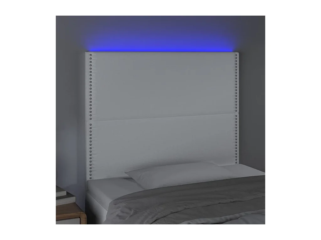 Tête de lit accessoire blanche 80 x 5 x 118 cm TDL0201928