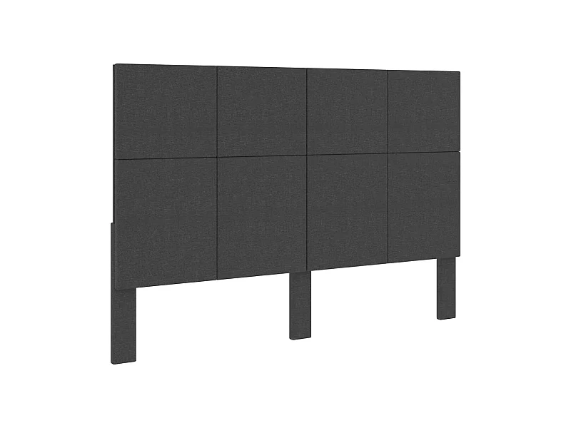 Tête de lit accessoire tissu grise 141 x 116 x 3.8 cm TDL0203155