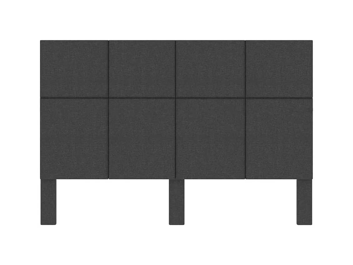 Tête de lit accessoire tissu grise 141 x 116 x 3.8 cm TDL0203155