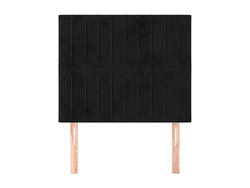 Tête de lit accessoire tissu noire 100 x 5 x 128 cm TDL0206271